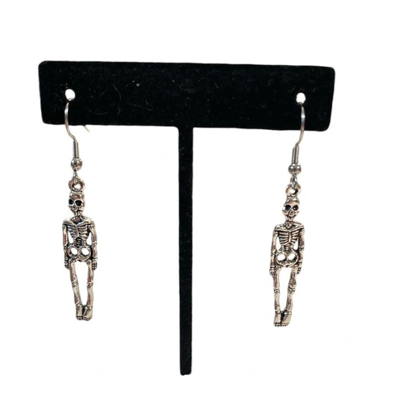 NWT 3 for $20 Silver Skeleton Dangle Fashion Pierced Earrings “you pick 3” - Picture 1 of 4